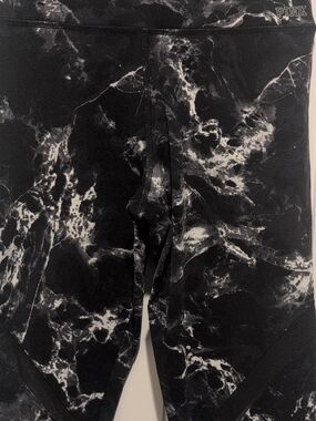 PINK Victoria's Secret Black and Gray Logo Tag Activewear